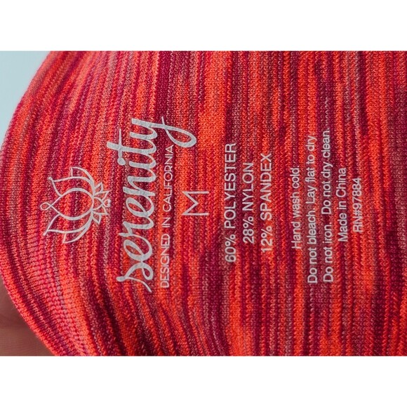 ALK Women's M Serenity by Tart Pink Spacedye Workout Tank Top Built in Bra NEW - Picture 7 of 7